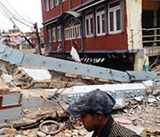 The 2015 earthquake in Nepal resulted in extensive loss of life and property.